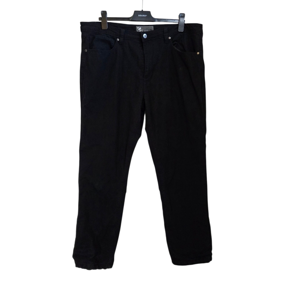 BC Clothing Black Fleece Lined Pants Size 38x32